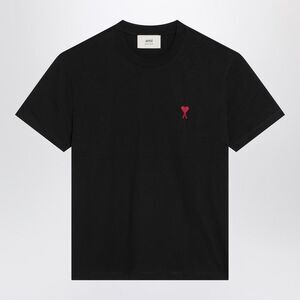 Ami Paris Women's Black Ami De Coeur T-Shirt